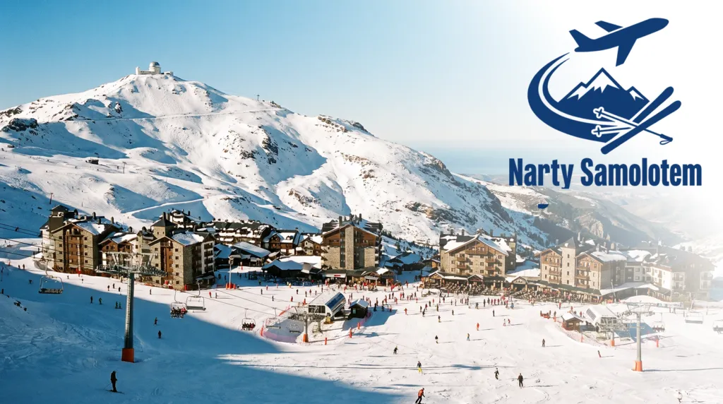 kurort narciarski w hiszpanii w górach Sierra Nevada